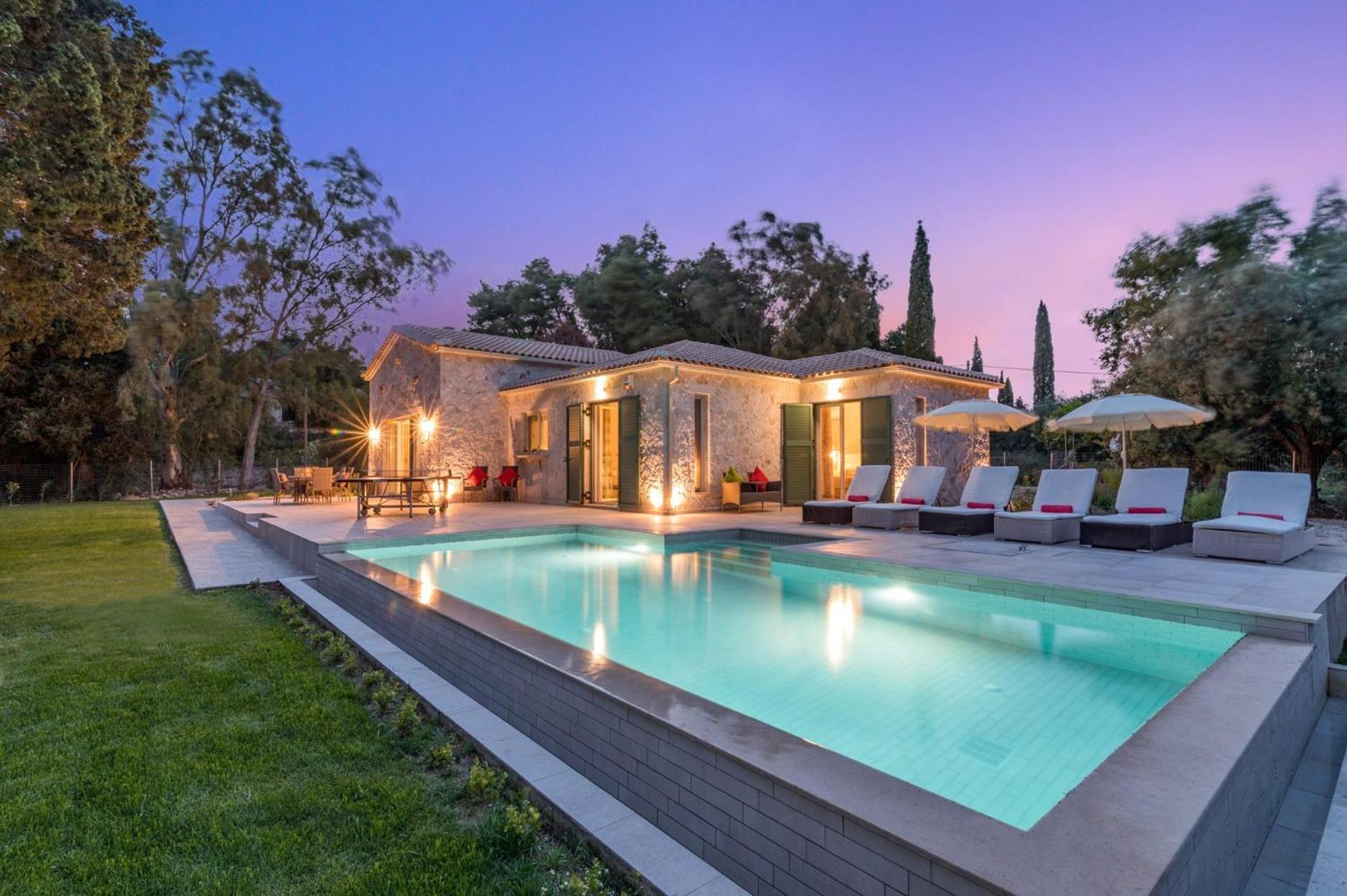 Astarte Villas - Laalu Private Villa With Pool Koukounariá المظهر الخارجي الصورة