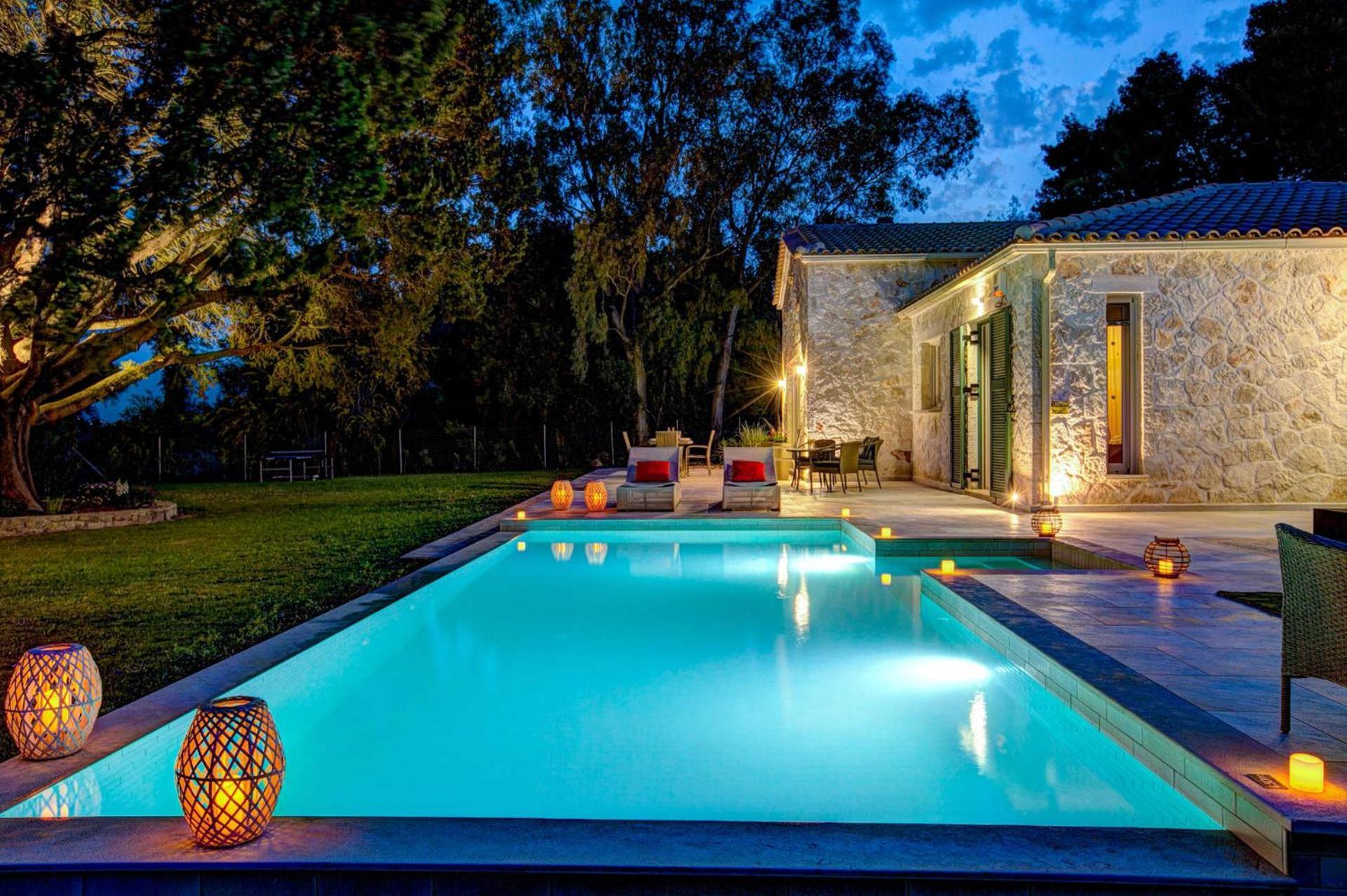 Astarte Villas - Laalu Private Villa With Pool Koukounariá المظهر الخارجي الصورة